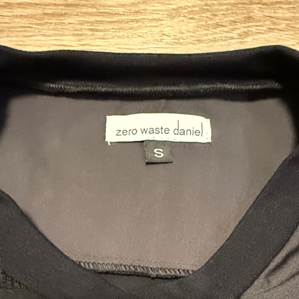 Zero Waste Daniel Patchwork Crewneck Sweater in B… - image 3